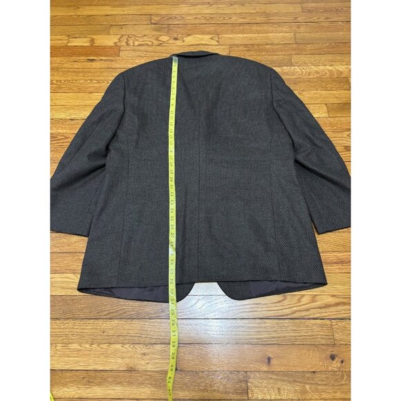 Arnold Brant Loro Piana Men's Sz 46R Brown Wool Cashmere 3 Button Blazer Jacket - Picture 7 of 10